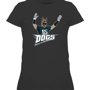 DOGS LJ SHIRT Lane Johnson Philadelphia Eagles CAWTS black front.jpg