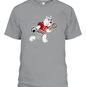 Dawg Trophy SHIRT Uga Georgia Bulldogs College Football Playoff 2021 National Champions CABT sport grey front.jpg