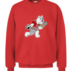 Dawg Trophy SHIRT Uga Georgia Bulldogs College Football Playoff 2021 National Champions CACS red front.jpg