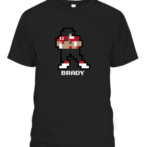 BRADY 8 BIT SHIRT TOM BRADYTampa Bay Buccaneers CAPT black front.jpg