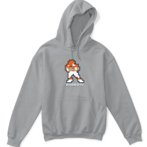 BURROW 8 BIT SHIRT JOE BURROW Cincinnati Bengals APKH sport grey front.jpg