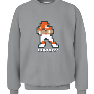 BURROW 8 BIT SHIRT JOE BURROW Cincinnati Bengals CACS sport grey front.jpg