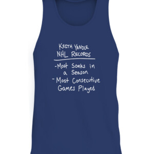 KY RECORDS SHIRT Keith Yandle NHL Records Shirt Keith Yandle Philadelphia Flyers CATT navy front.jpg