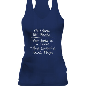 KY RECORDS SHIRT Keith Yandle NHL Records Shirt Keith Yandle Philadelphia Flyers CAWT navy front.jpg
