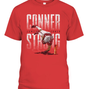 Conner Strong Shirt James Conner Arizona Cardinals CAPT red front.jpg