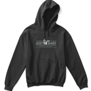 IT'S NOT JUST TIE, BABY SHIRT Las Vegas Raiders APKH black front.jpg