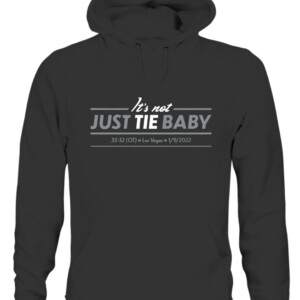 IT'S NOT JUST TIE, BABY SHIRT Las Vegas Raiders CAUH black front.jpg