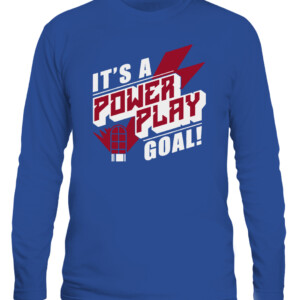 IT'S A POWER PLAY GOAL SHIRT New York Rangers CALS royal front.jpg