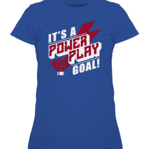 IT'S A POWER PLAY GOAL SHIRT New York Rangers CAWTS royal front.jpg