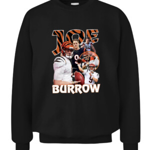 JB PICTURE SHIRT Joe Burrow Cincinnati Bengals CACS black front.jpg