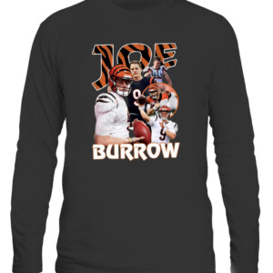 JB PICTURE SHIRT Joe Burrow Cincinnati Bengals CALS black front.jpg
