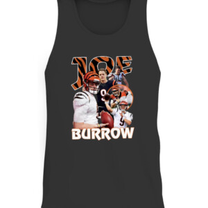 JB PICTURE SHIRT Joe Burrow Cincinnati Bengals CATT black front.jpg