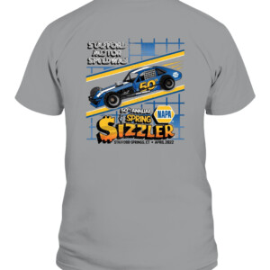 50th NAPA Spring Sizzler Stafford Motor Speedway Shirt Limited Edition Spring Sizzler T Shirt CABT sport grey back.jpg
