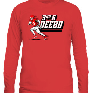 3RD AND DEEBO SHIRT DEEBO SAMUEL San Francisco 49ers CALS red front.jpg