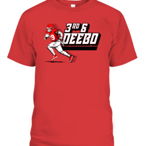 3RD AND DEEBO SHIRT DEEBO SAMUEL San Francisco 49ers CAPT red front.jpg