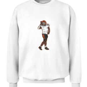 JC GRIDDY White SHIRT Ja'Marr Chase Cincinnati Bengals CACS white front.jpg