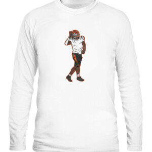 JC GRIDDY White SHIRT Ja'Marr Chase Cincinnati Bengals CALS white front.jpg