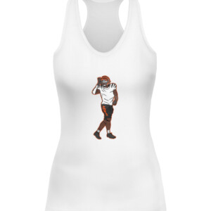 JC GRIDDY White SHIRT Ja'Marr Chase Cincinnati Bengals CAWT white front.jpg