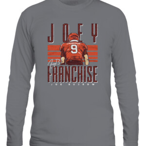 Joey Franchise Shirt Joe Burrow Cincinnati Bengals CALS graphite heather front.jpg