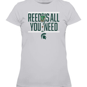 REED IS ALL YOU NEED SHIRT JAYDEN REED Michigan State Spartans CAWTS heather grey front.jpg