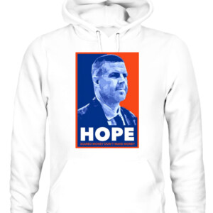 Sean McDermott HOPE Shirt Sean McDermott HOPE SCARED MONEY DONT MAKE MONEY Buffalo Bills CAUH white front.jpg