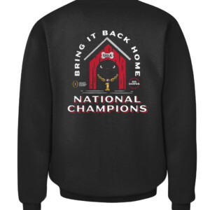 BRING IT BACK HOME SHIRT Georgia Bulldogs College Football Playoff 2021 National Champions CACS black back.jpg