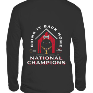 BRING IT BACK HOME SHIRT Georgia Bulldogs College Football Playoff 2021 National Champions CALS black back.jpg