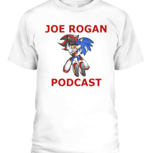 JOE ROGAN PODCAST SHIRT SONIC KISS SHADOW CAPT white front.jpg