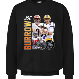 9 Tiger Dreams Shirt Joe Burrow Cincinnati Bengals CACS black front.jpg