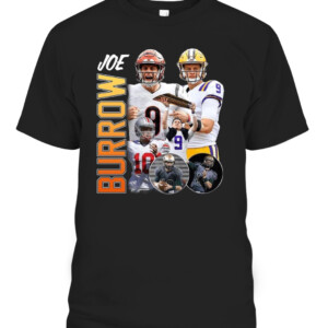 9 Tiger Dreams Shirt Joe Burrow Cincinnati Bengals CAPT black front.jpg
