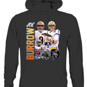 9 Tiger Dreams Shirt Joe Burrow Cincinnati Bengals CAUH black front.jpg