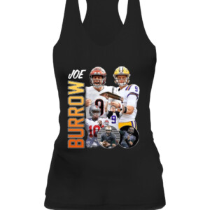 9 Tiger Dreams Shirt Joe Burrow Cincinnati Bengals CAWT black front.jpg