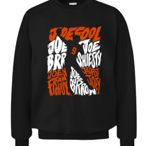 NICKNAMES Shirt JOE BURROW Joe Cool, Joe Brr, Joe Shiesty, Joey Franchise, Jackpot Joey Cincinnati Bengals CACS black front.jpg