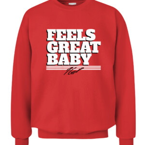 FEELS GREAT, BABY SHIRT JIMMY GAROPPOLO San Francisco 49ers CACS red front.jpg