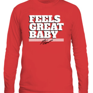 FEELS GREAT, BABY SHIRT JIMMY GAROPPOLO San Francisco 49ers CALS red front.jpg