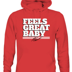 FEELS GREAT, BABY SHIRT JIMMY GAROPPOLO San Francisco 49ers CAUH red front.jpg