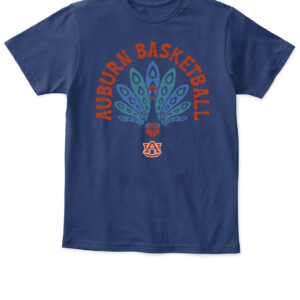 AUBURN BASKETBALL PEACOCK SHIRT Auburn Tigers APKT navy front.jpg