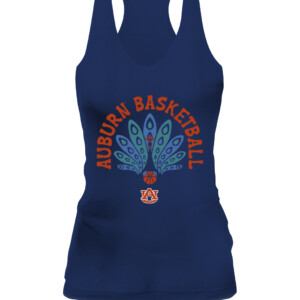 AUBURN BASKETBALL PEACOCK SHIRT Auburn Tigers CAWT navy front.jpg