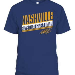 NASHVILLE GUYS THAT GIVE A DAMN SHIRT MATT DUCHENE Nashville Predators CAPT navy front.jpg