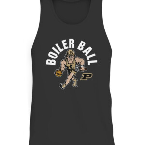 BOILER BALL SHIRT Purdue Boilermakers CATT black front.jpg