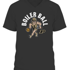 BOILER BALL SHIRT Purdue Boilermakers CAVN black front.jpg