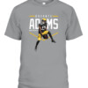 Green Bay Jumpman Shirt Davante Adams Green Bay Packers CABT sport grey front.jpg