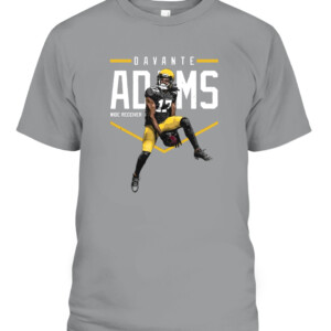 Green Bay Jumpman Shirt Davante Adams Green Bay Packers CABT sport grey front.jpg