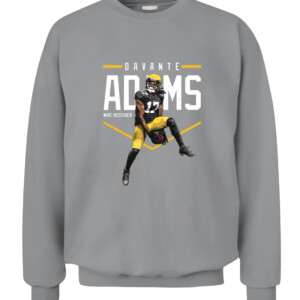 Green Bay Jumpman Shirt Davante Adams Green Bay Packers CACS sport grey front.jpg