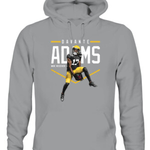Green Bay Jumpman Shirt Davante Adams Green Bay Packers CAUH sport grey front.jpg