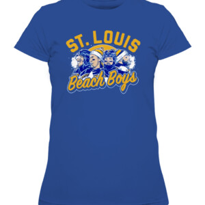 ST. LOUIS BEACH BOYS SHIRT Jordan Binnington Ryan O'Reilly Pavel Buchnevich Vladimir Tarasenko St. Louis Blues CAWTS royal front.jpg