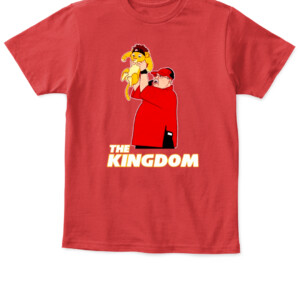 THE KINGDOM SHIRT Kansas City Chiefs Patrick Mahomes Andy Reid The Lion King APKT red front.jpg