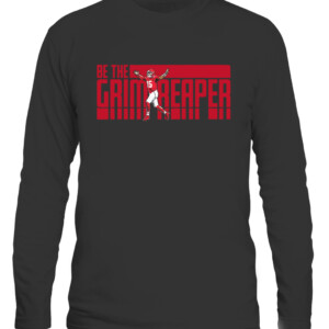 BE THE GRIM REAPER SHIRT Kansas City Chiefs Patrick Mahomes CALS black front.jpg