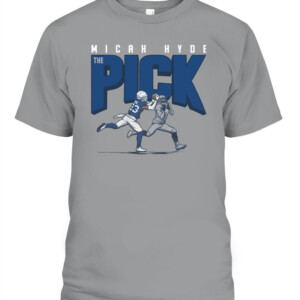 THE PICK SHIRT MICAH HYDE Buffalo Bills CAPT sport grey front.jpg