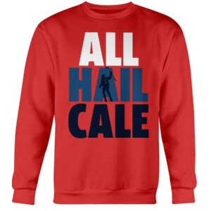 ALL HAIL CALE SHIRT CALE MAKAR Colorado Avalanche Crewneck